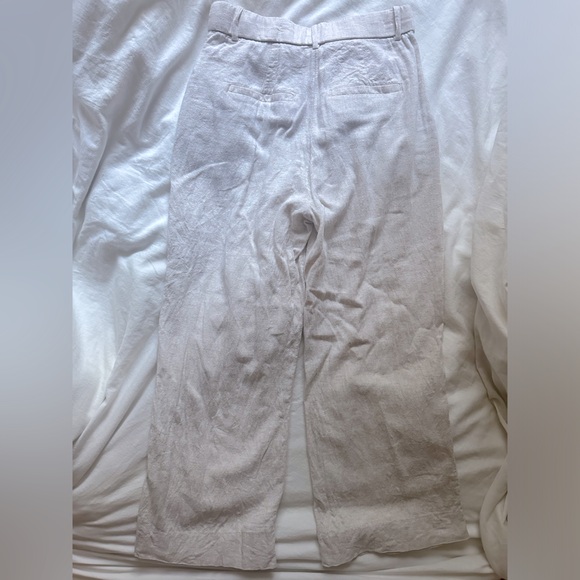 Abercrombie Curve Love A&F Sloane Tailored Linen-Blend Pant - like NEW! - Picture 5 of 6